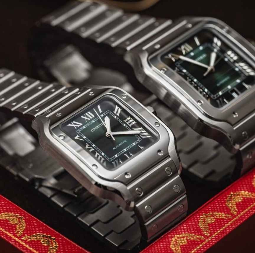 Cartier Santos Large Green