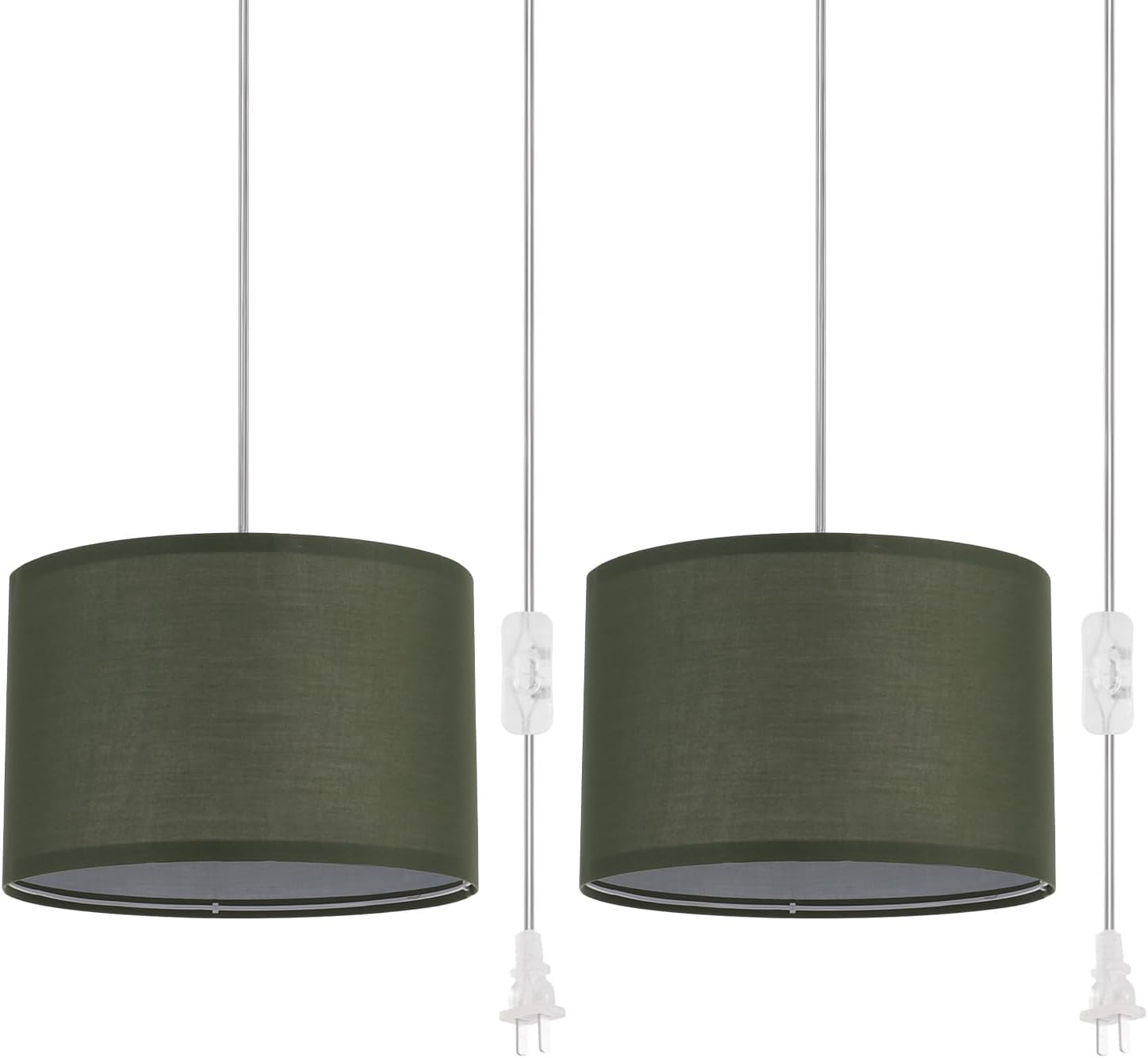 LUMISCAPE 2 Pack Plug in Pendant Light