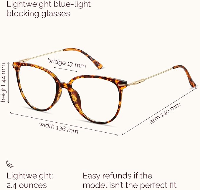 MIRAYNE Blue Light Blocking Glasses