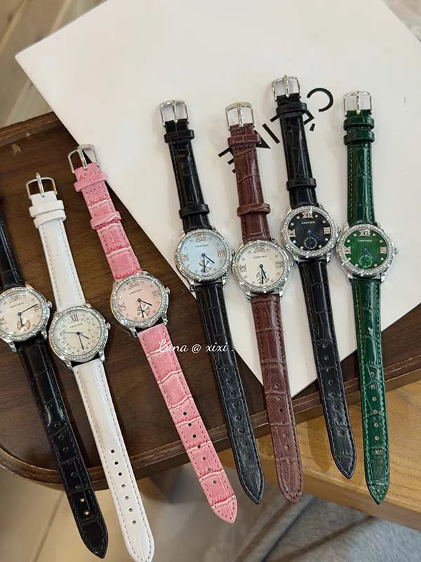12Colors 33mm Stone-set Dial Quartz Movement Watch WB-661002