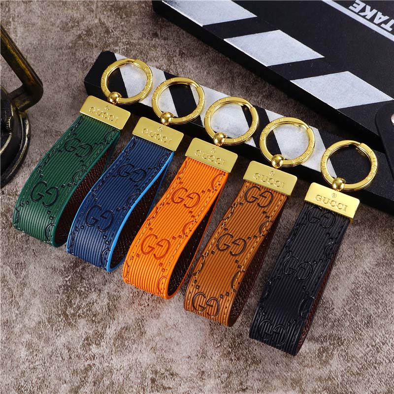 Handmade Leather 10 colors Key chain YSK-917000248