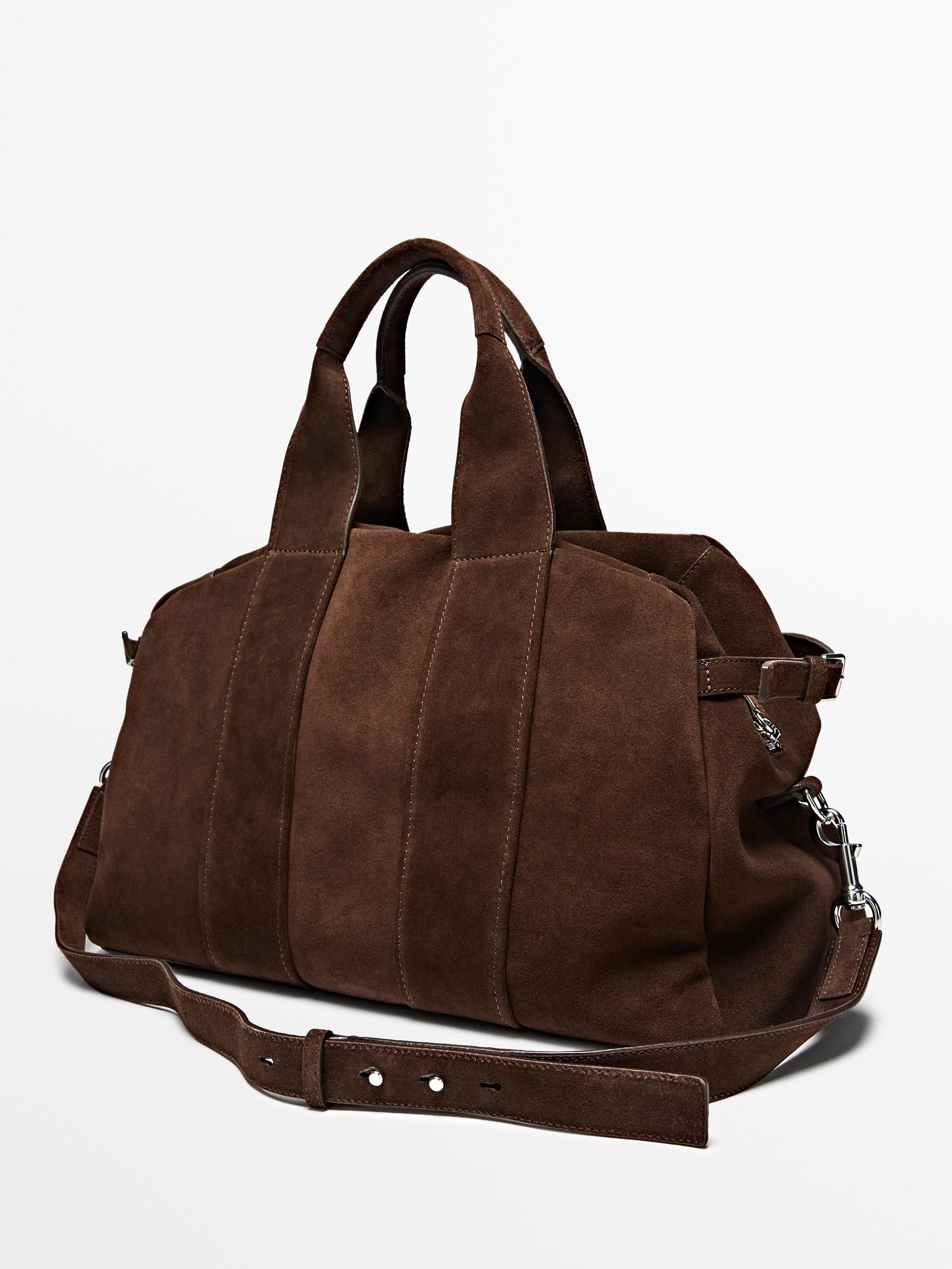 Bolso de viaje piel ante