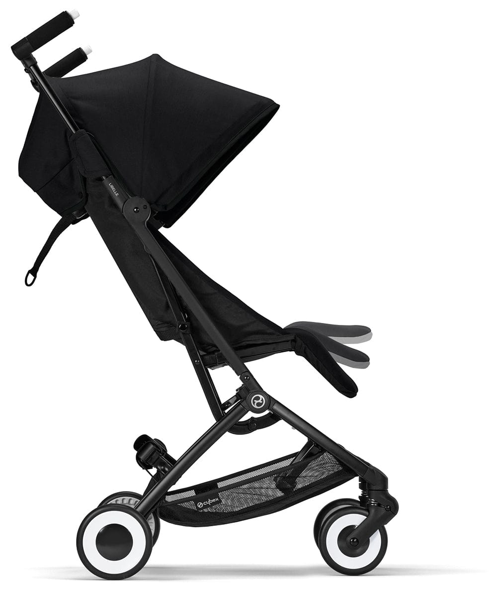Cybex Libelle 2 Compact Stroller (WITHOUT 1 Pull Harness) - Moon Black