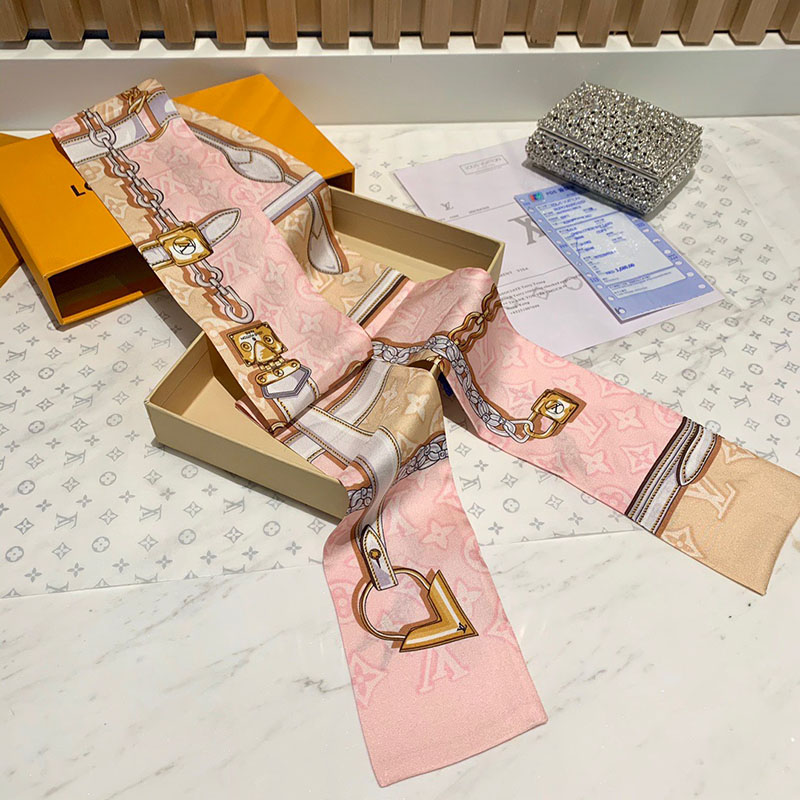 120x8cm Classical Handbag Ribbon Scarf Neck Bow WJ-987019