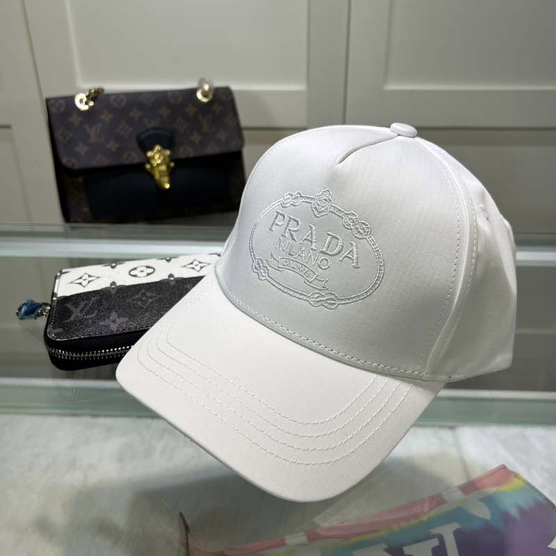 Fashion Adjustable White Baseball Cap MZ-916053