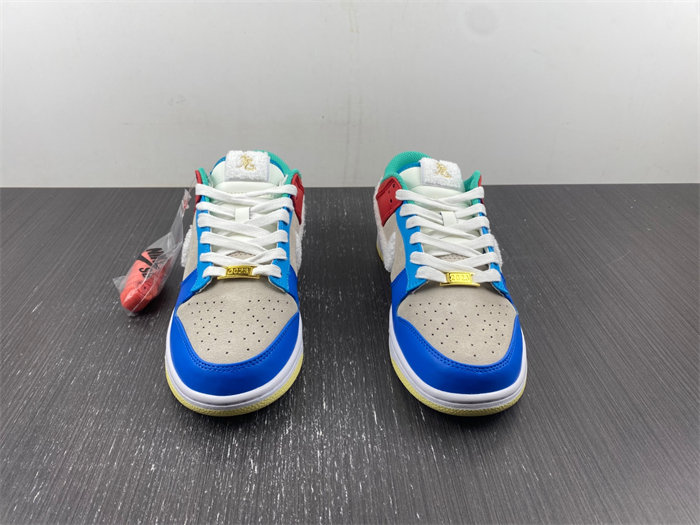 NK Dunk Low Retro PRM Year of the Rabbit Blue Orange Cream FD4203-111