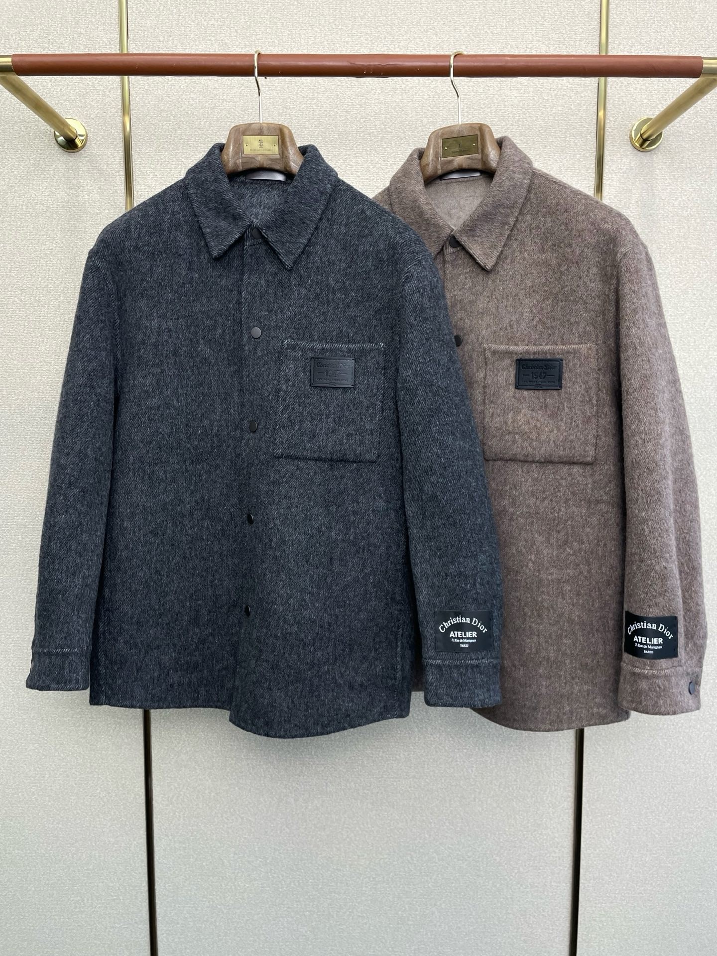 DR Wool coat（Men's style）（Multiple colors）