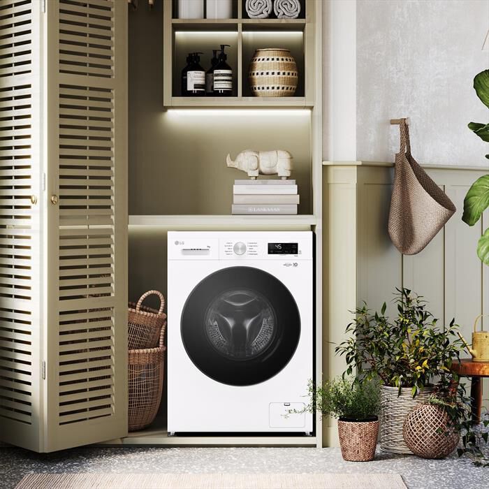 LG - Lavatrice AI DD F4NX1009NWB SERIE X1 9kg Classe A-Ivory White