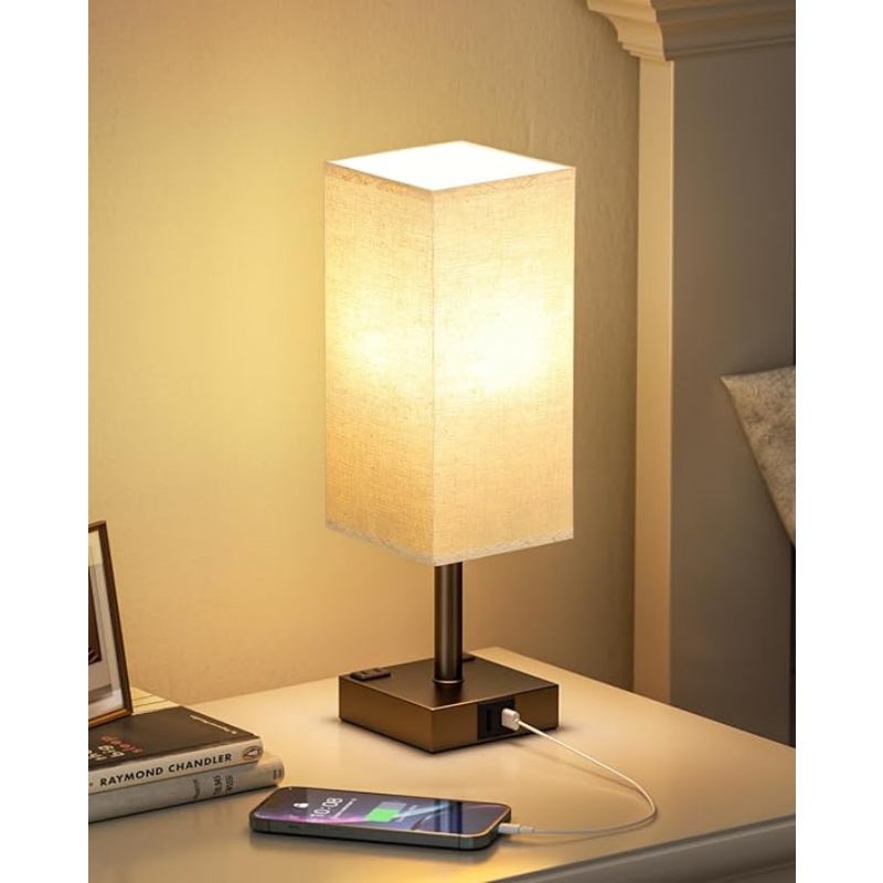Brown Touch Table Lamp