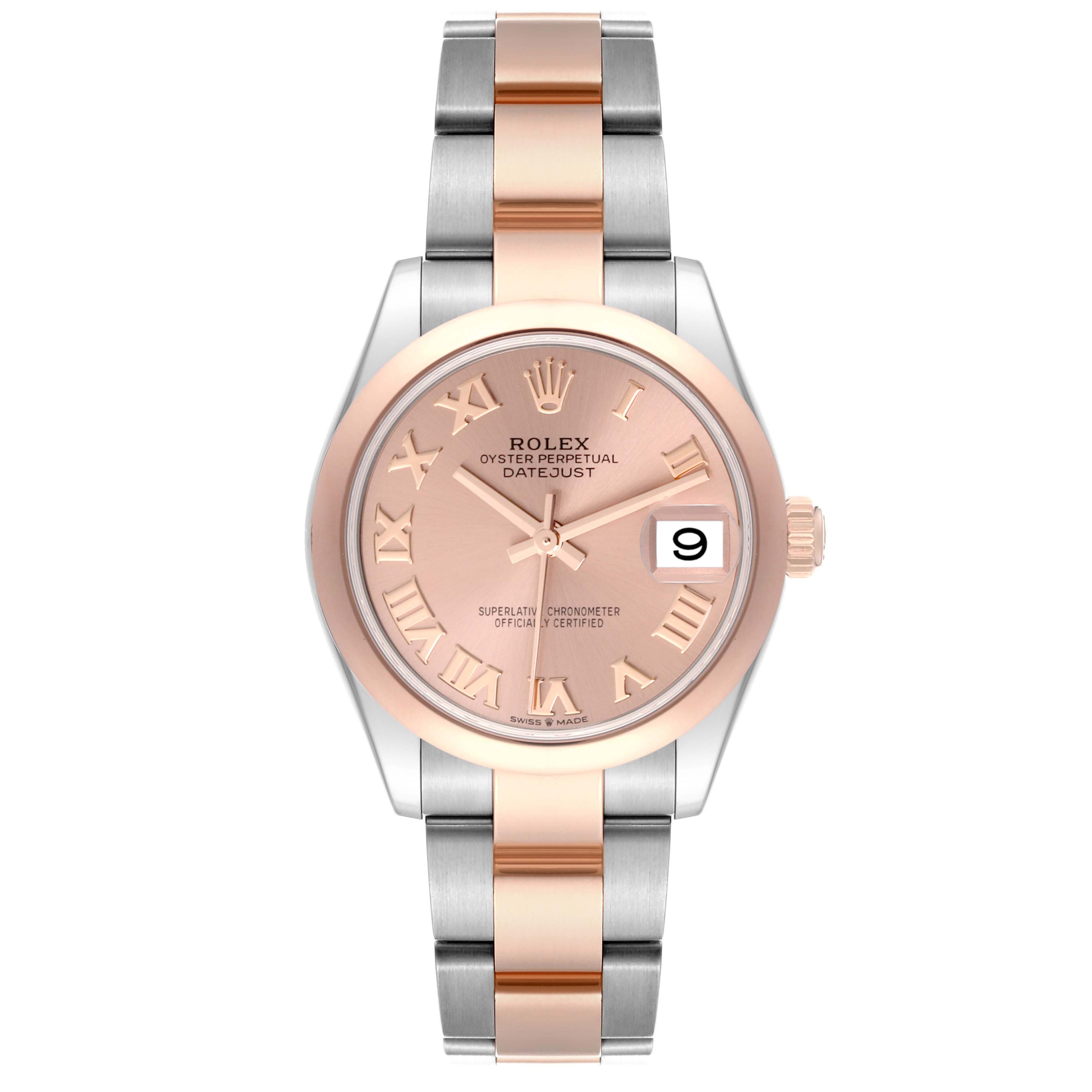 【Super Clone】RLX Datejust m278241-0005/0006 Rose 31mm Dial Oyster Bracelet Watch