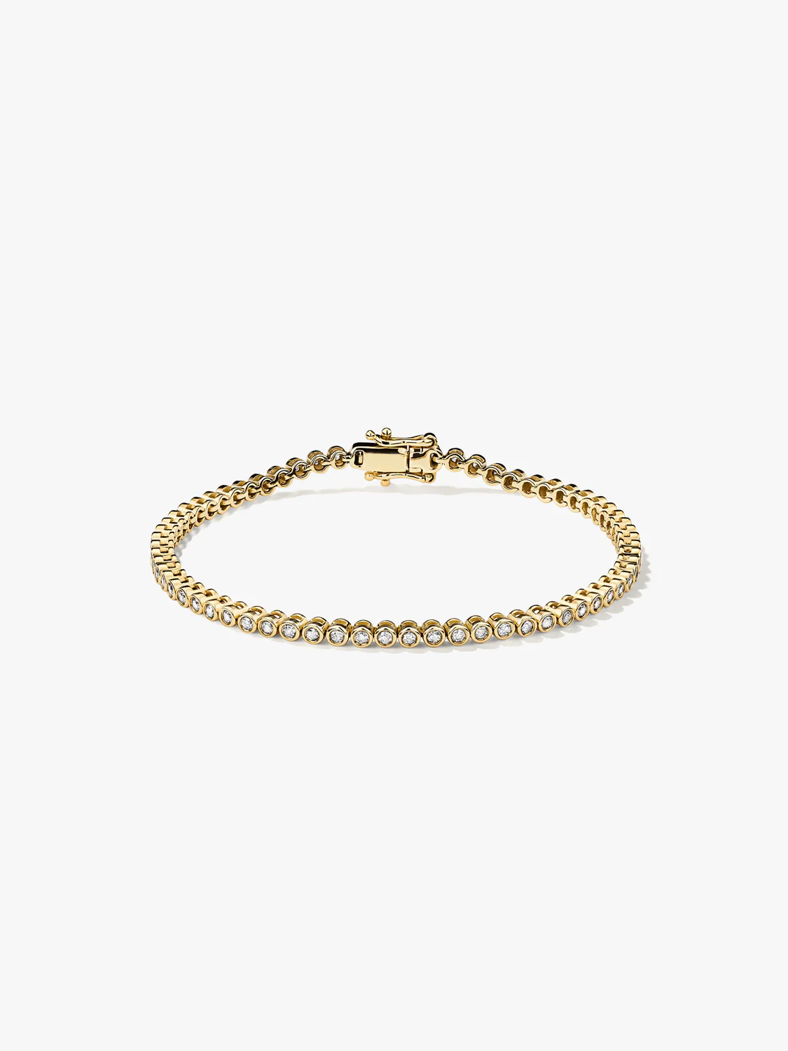 Bezel Sapphire Tennis Bracelet