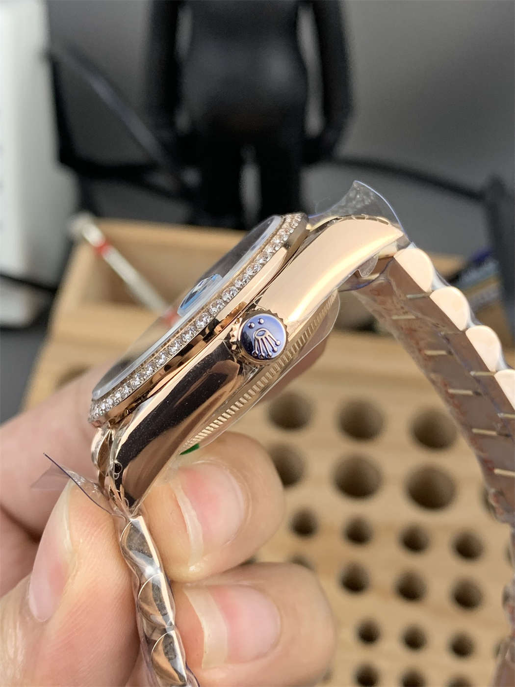 Rolex Day-Date 36 Replica – Ladies Everose Gold President Watch