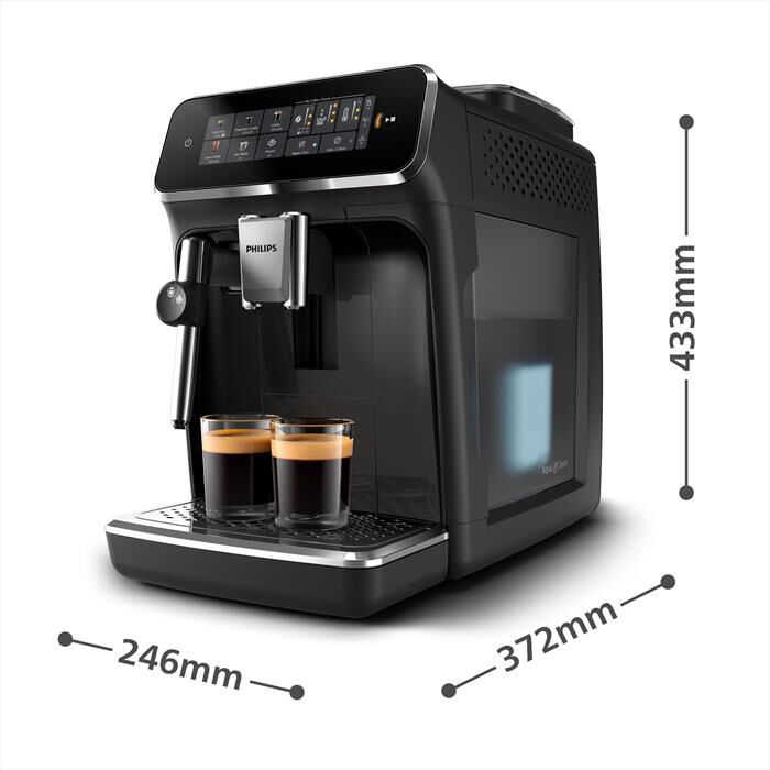 PHILIPS - Macchina da caffè automatica SERIES 3300 EP3321/40-Nero