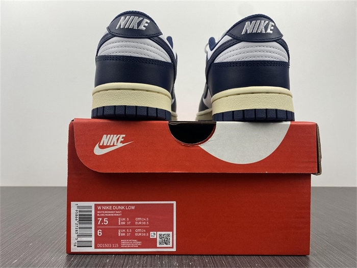 NK Dunk Low Vintage Navy DD1503-115