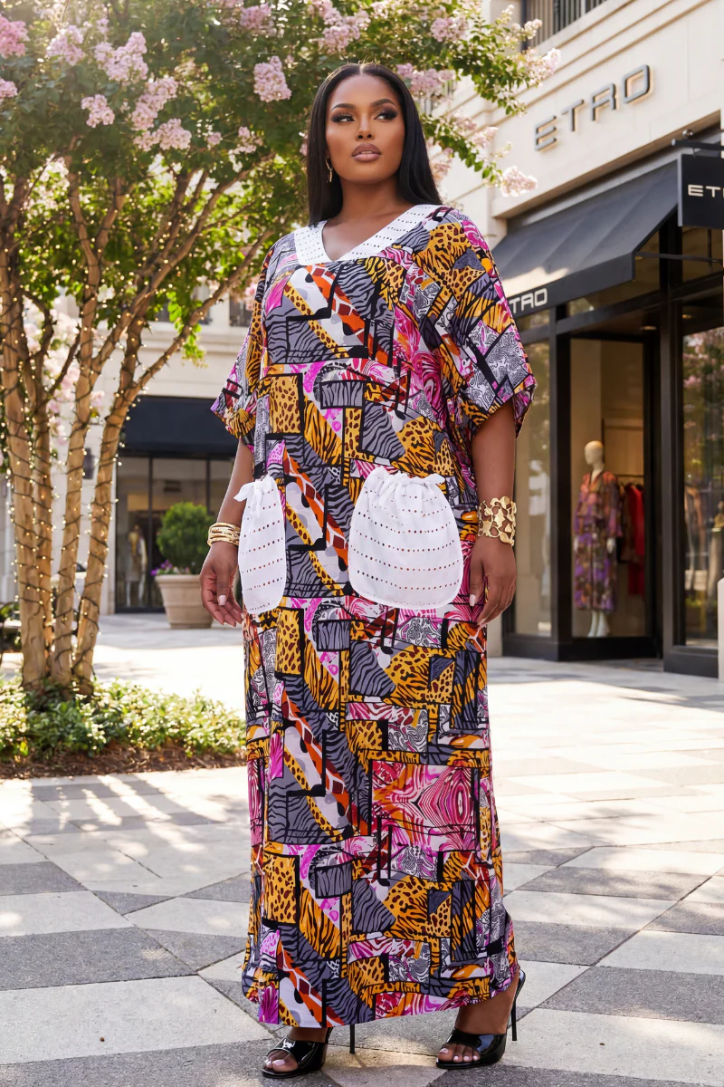 Amara Mosaic Kaftan