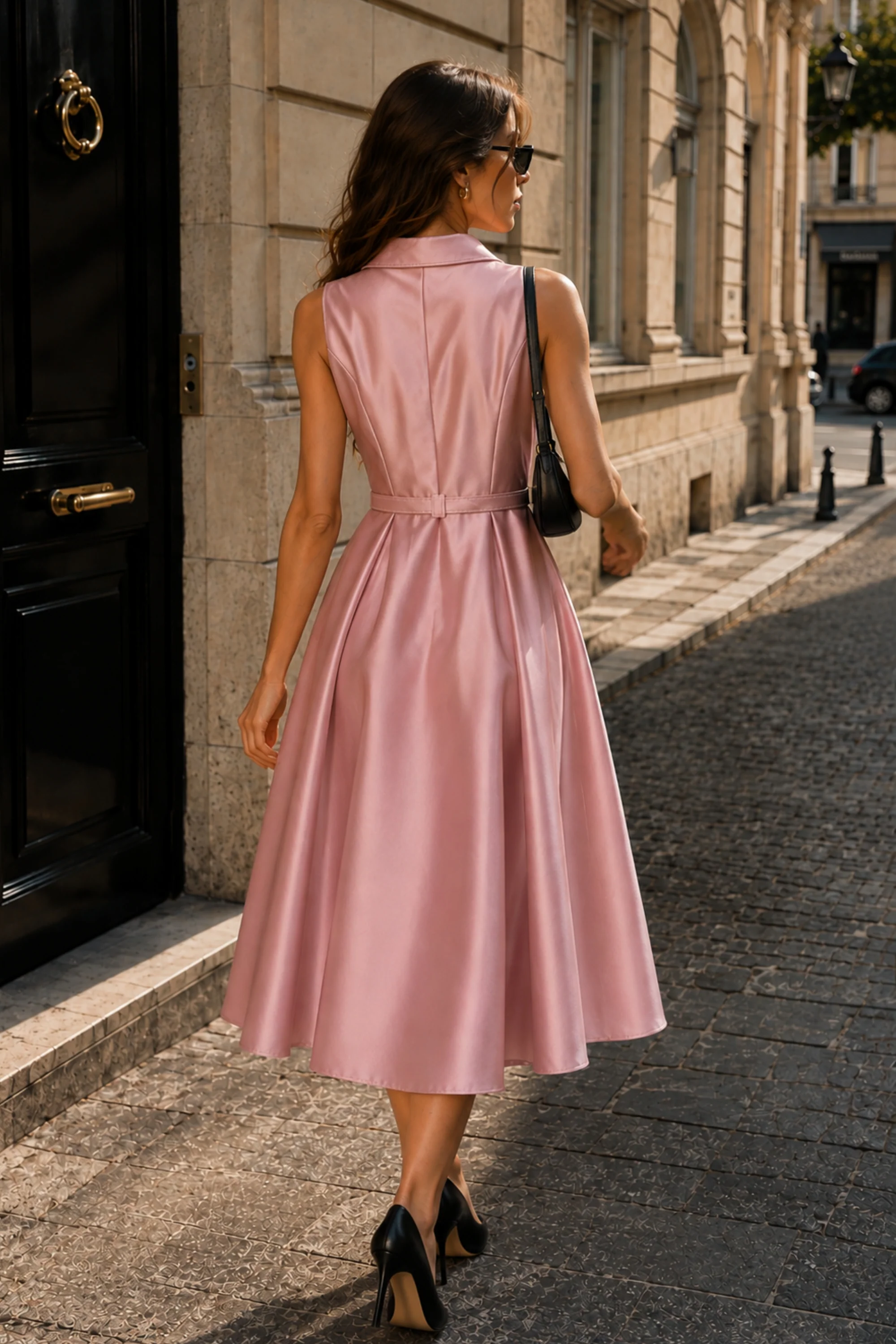 Pink Peonies Belle Dress