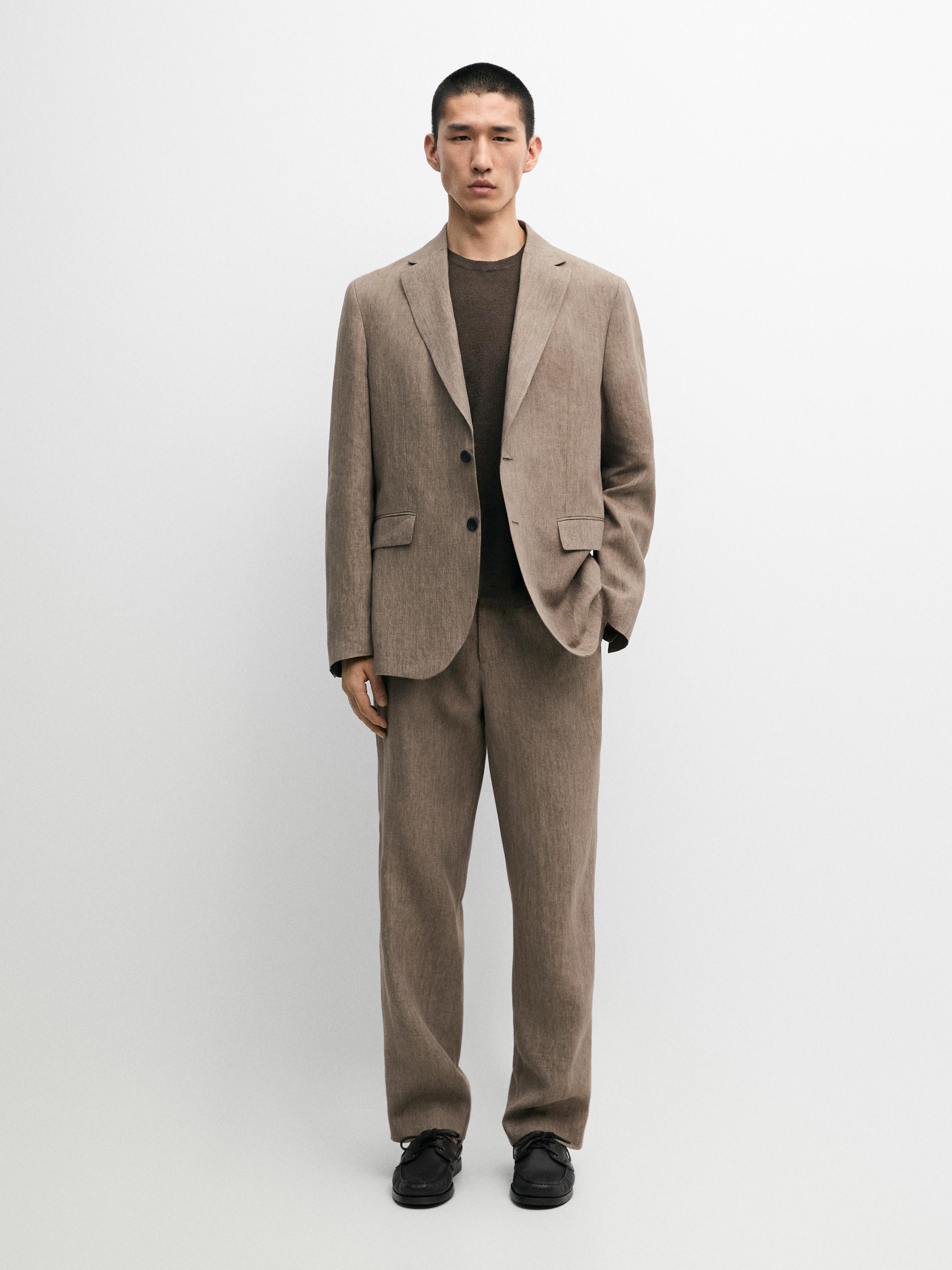 Americana traje 100% lino