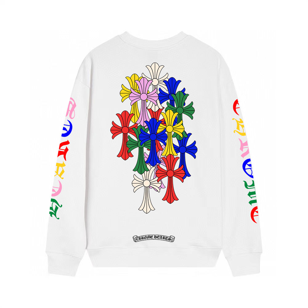 Chrome H Hoodies White