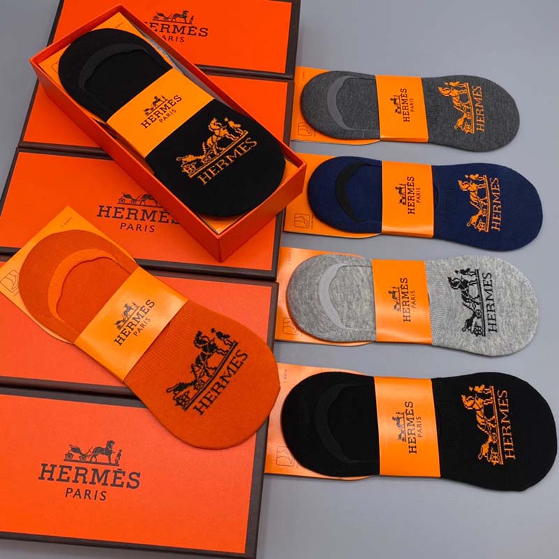 Set of 5 Pairs of Cotton sweat-absorbent Ankle Socks WZ-924000194