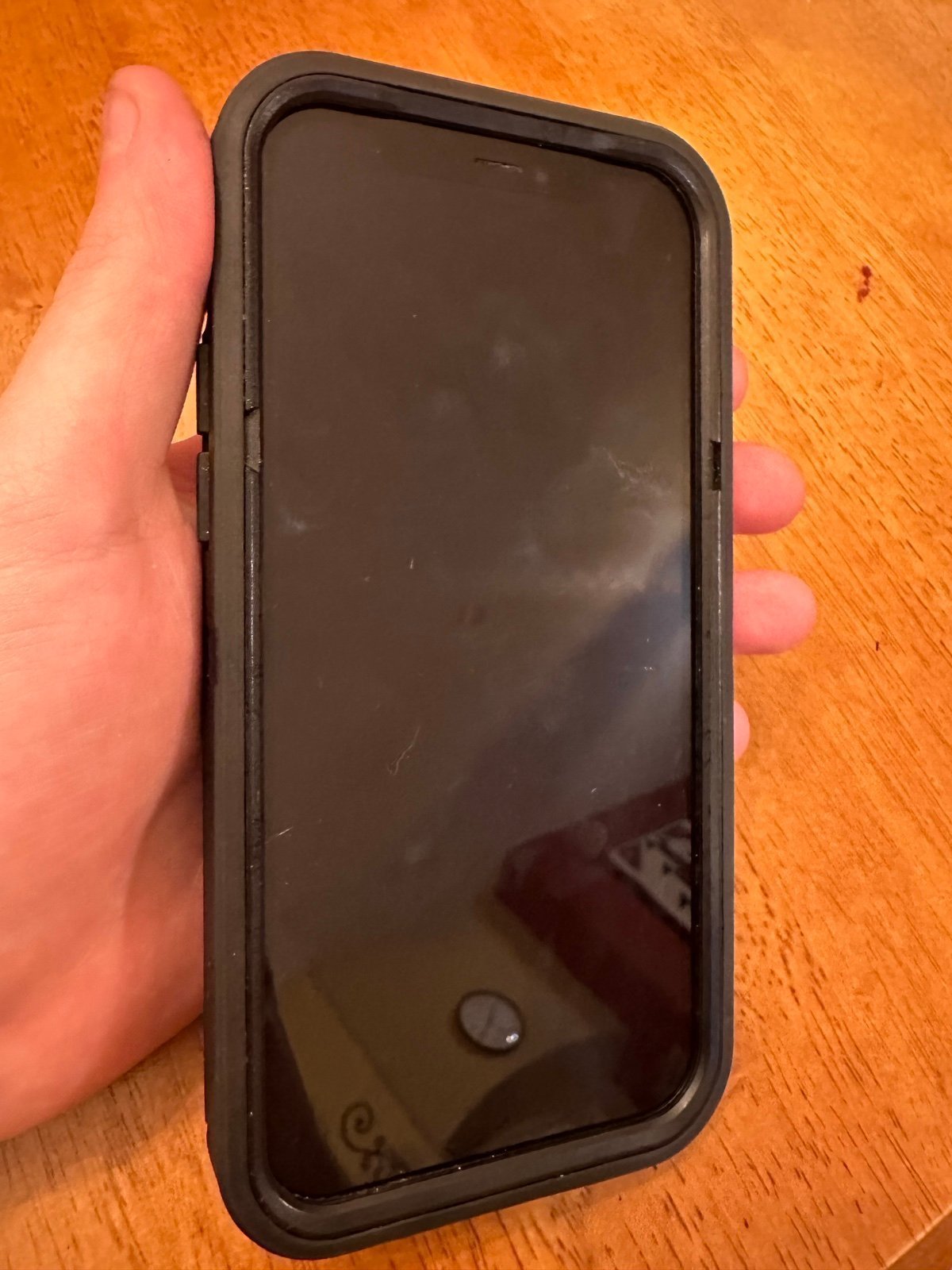 iPhone 12 128gb Unlocked Black 100% Battery Condition Cracked Back 3U77