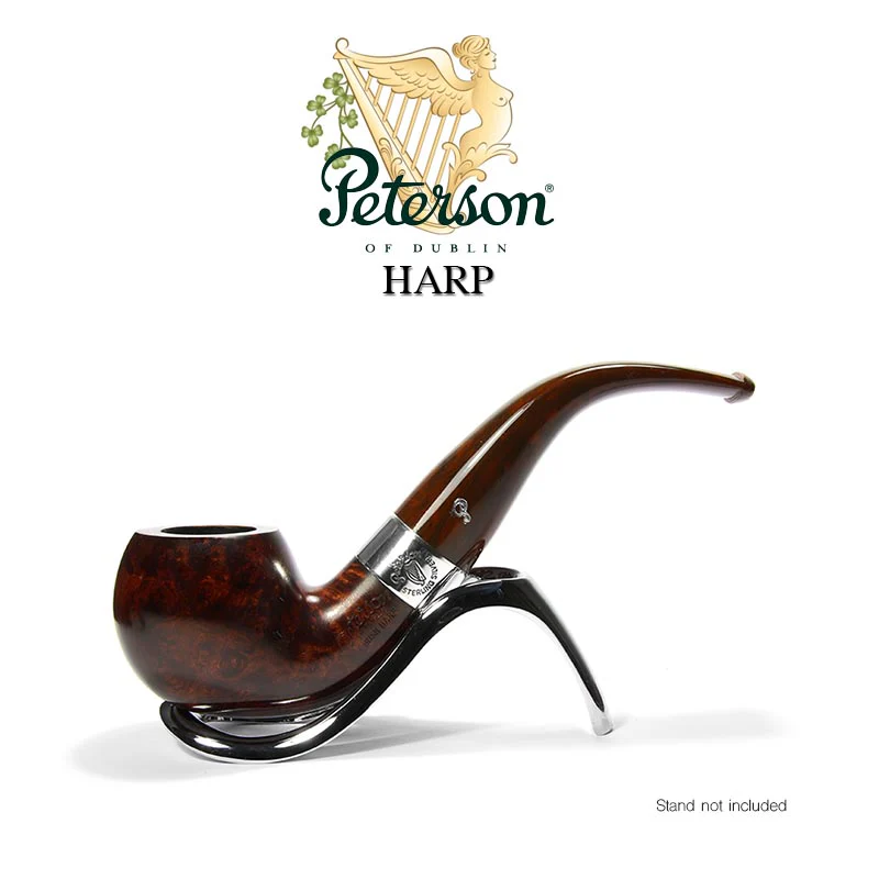 Peterson of Dublin Harp Briar Smoking Pipe - Shape No.03