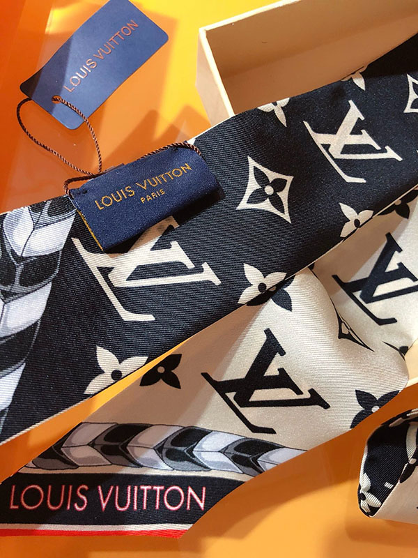 120x8cm Classical prints Handbag Ribbon Scarf Neck Bow WJ-987048
