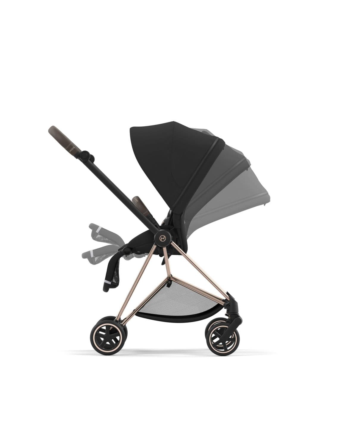 Cybex Mios 3 Stroller (One Box) - Rose Gold / Sepia Black