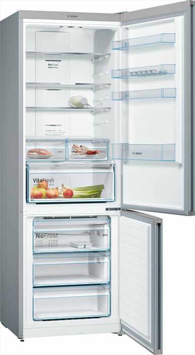 BOSCH - Frigorifero Combinato KGN49XLEA Classe E 203x70 cm-Metal look