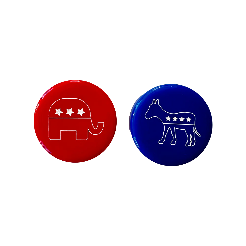 Backgammon Men - Republican & Democrat