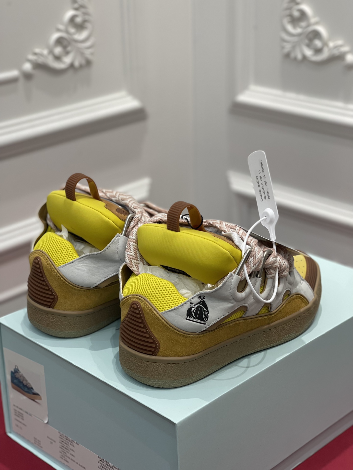 LAN Leather Curb Beige Yellow FM-SKRK11-DRAG-H200509