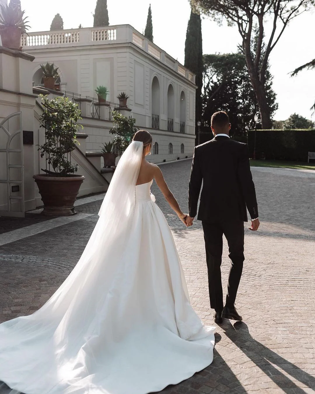 Ball Gown Sweetheart Satin Wedding Dress