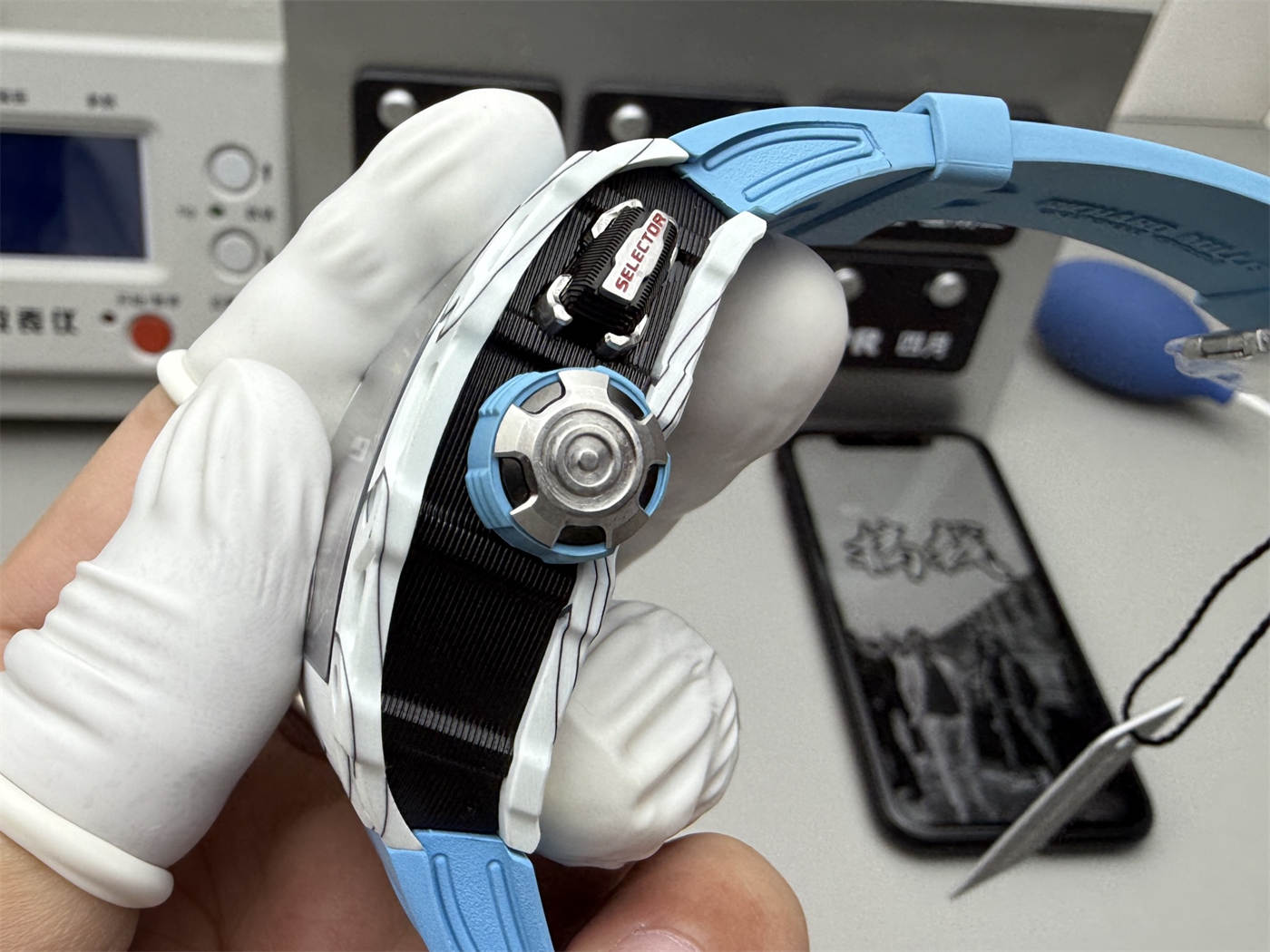 Richard Mille RM35-03 Replica – N1 Factory White Quartz TPT 43mm