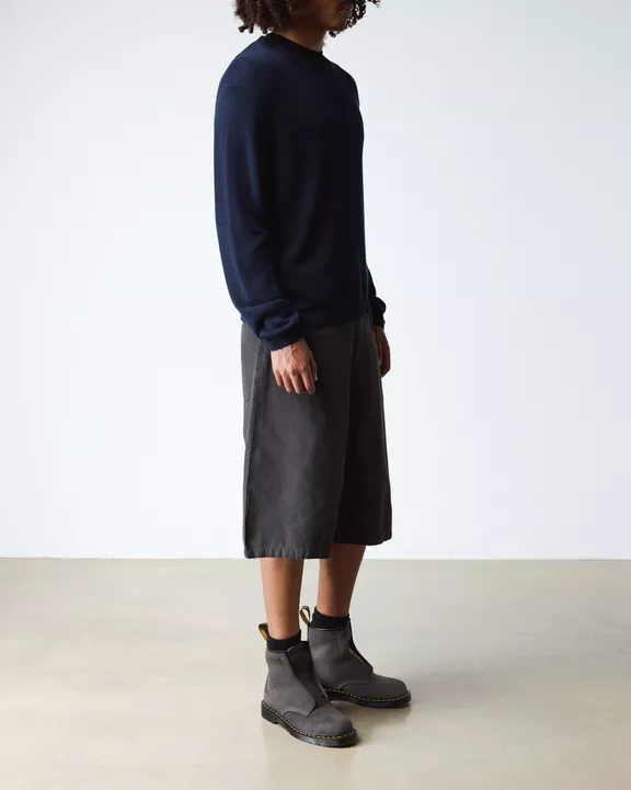 1460 LACELESS NUBUCK SLIP ON BOOTS