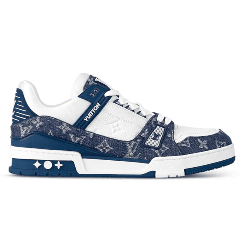 L.V  Trainer Sneaker ‘Denim Monogram Blue’
