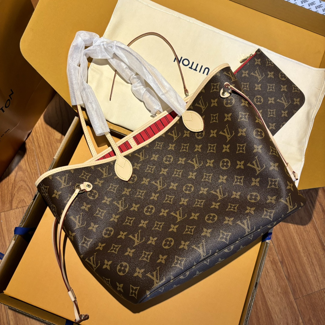 Louis Vuitton Neverfull MM Women Shoulder Bags M46987