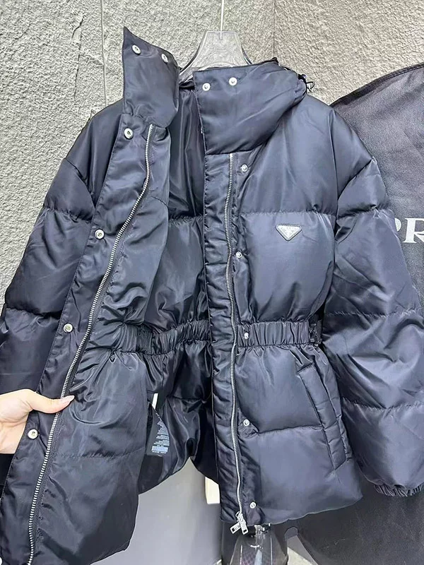 Ant waist hooded down jacket WT-813067