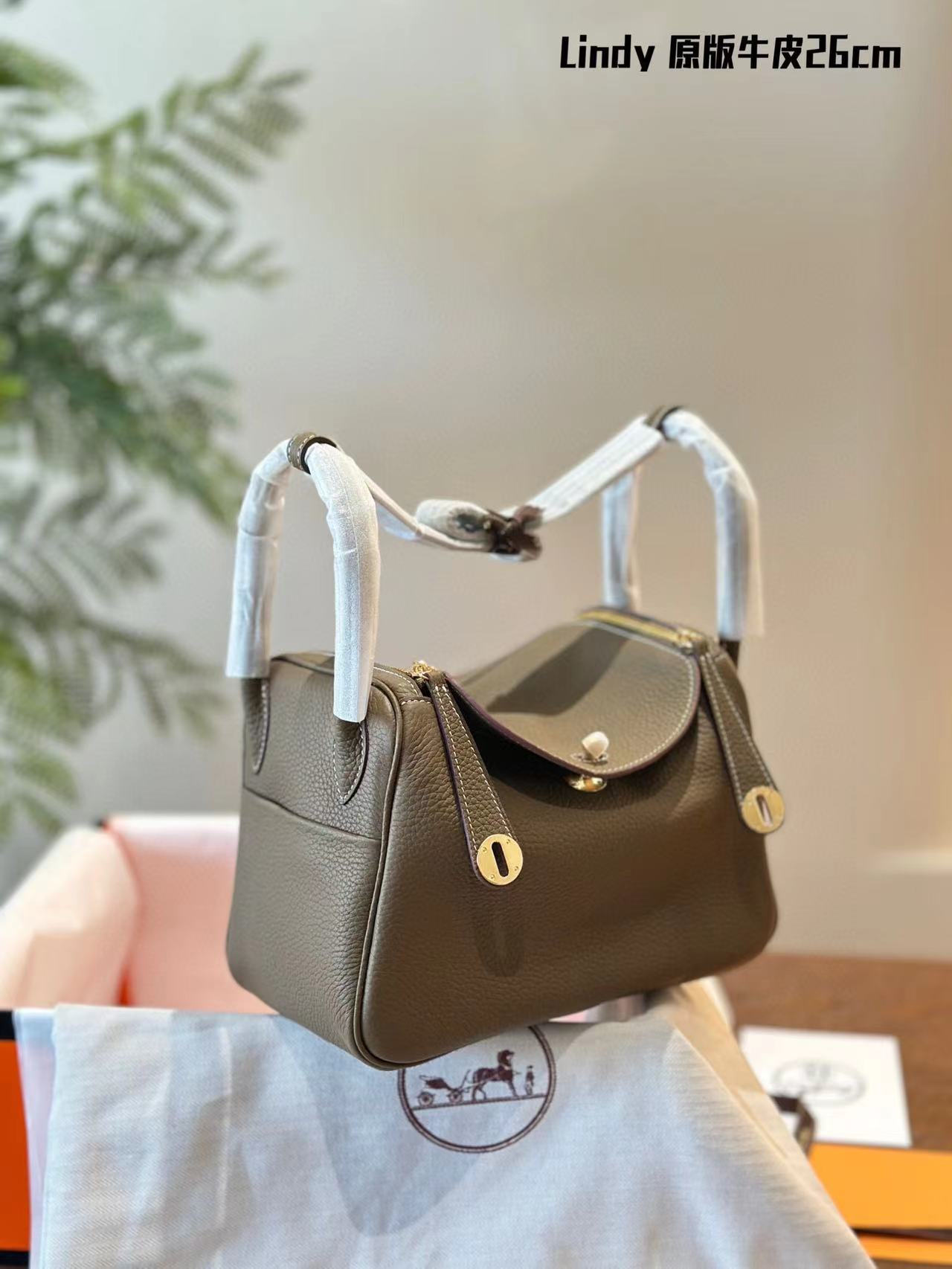 10.2″ Chains Leather Handbag With straps BB-921146