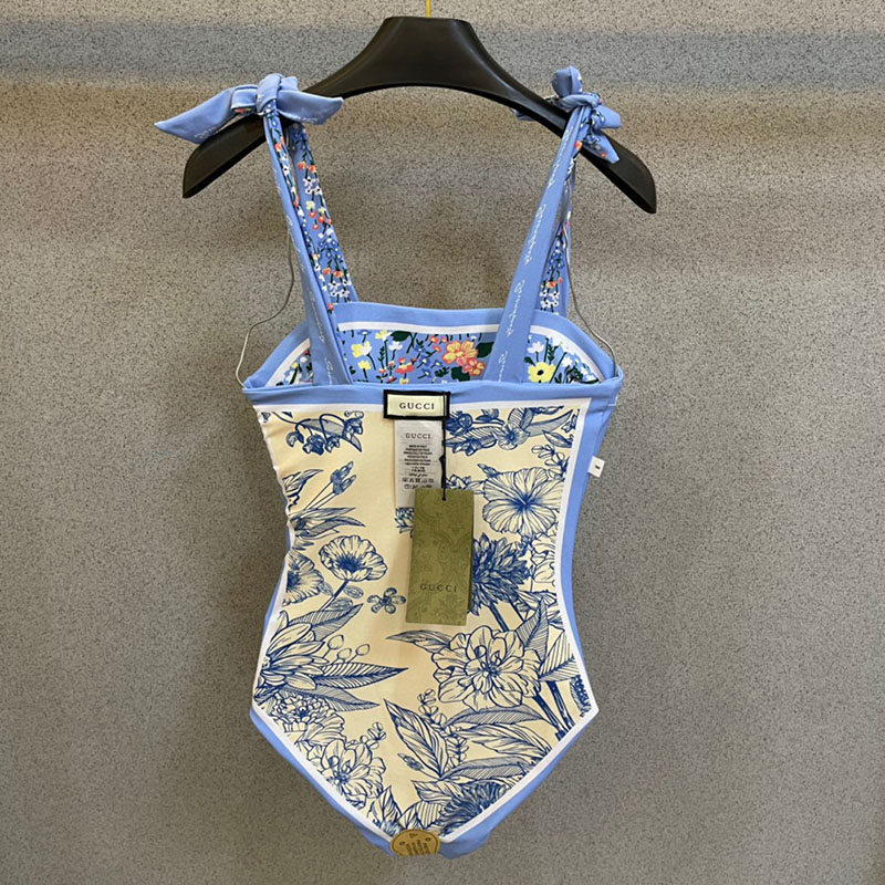 Sexy Reversible One-piece Smocked Swimsuit YY-925449