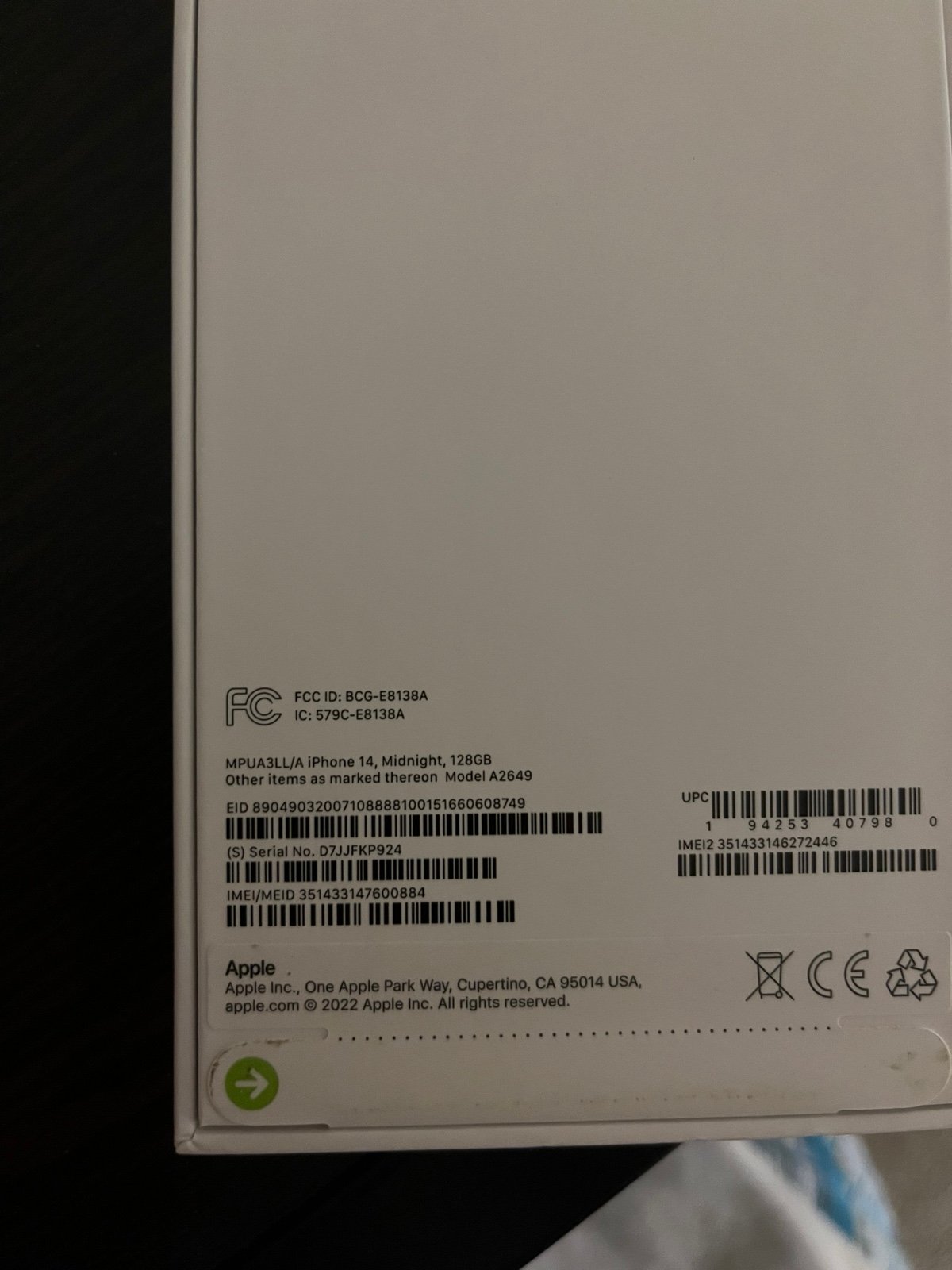 iPhone 14 7A71
