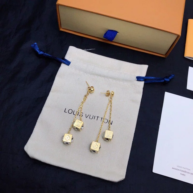 Chains Stone-set Earrings ED-931338