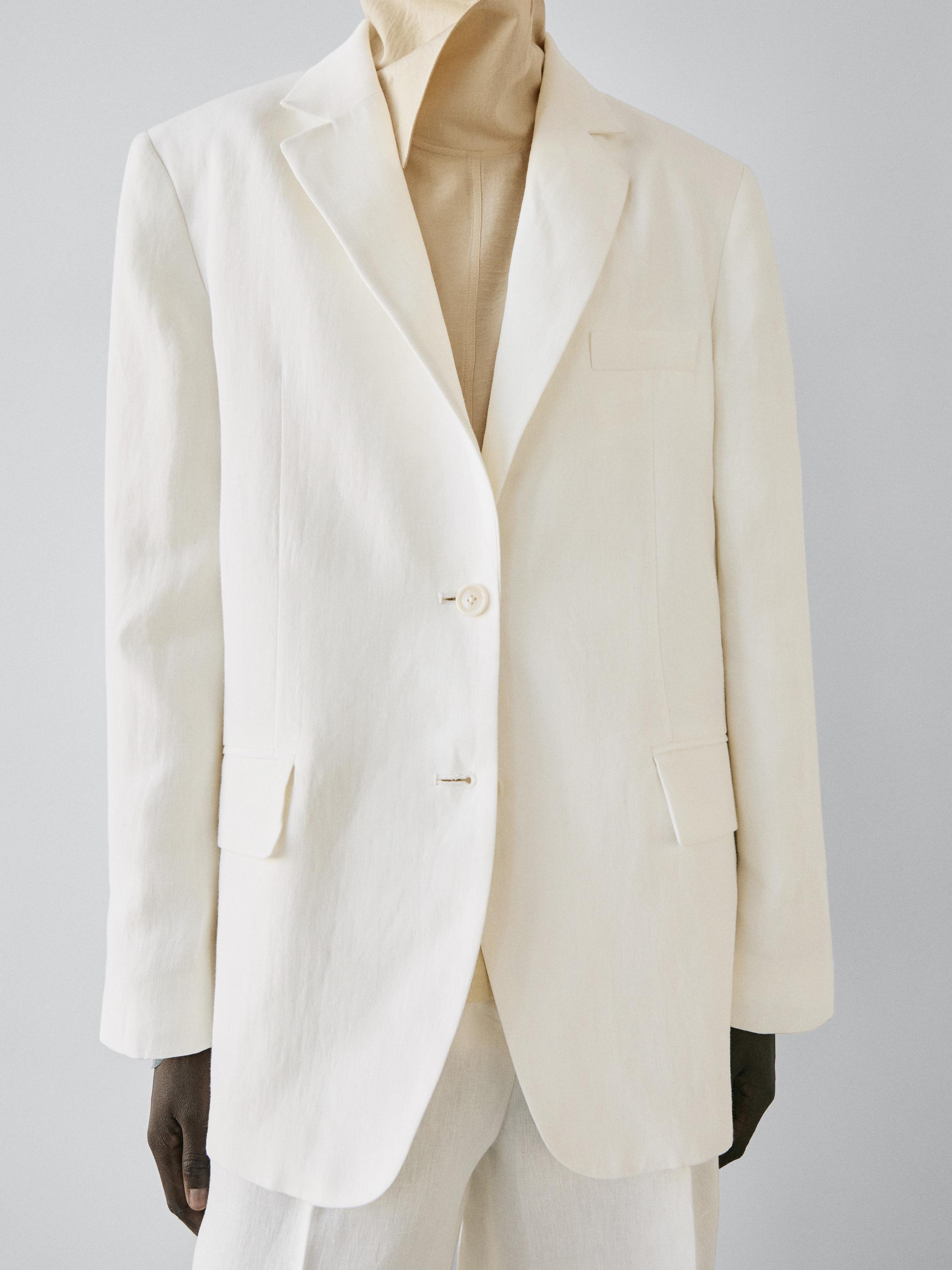 Americana traje 100% lino