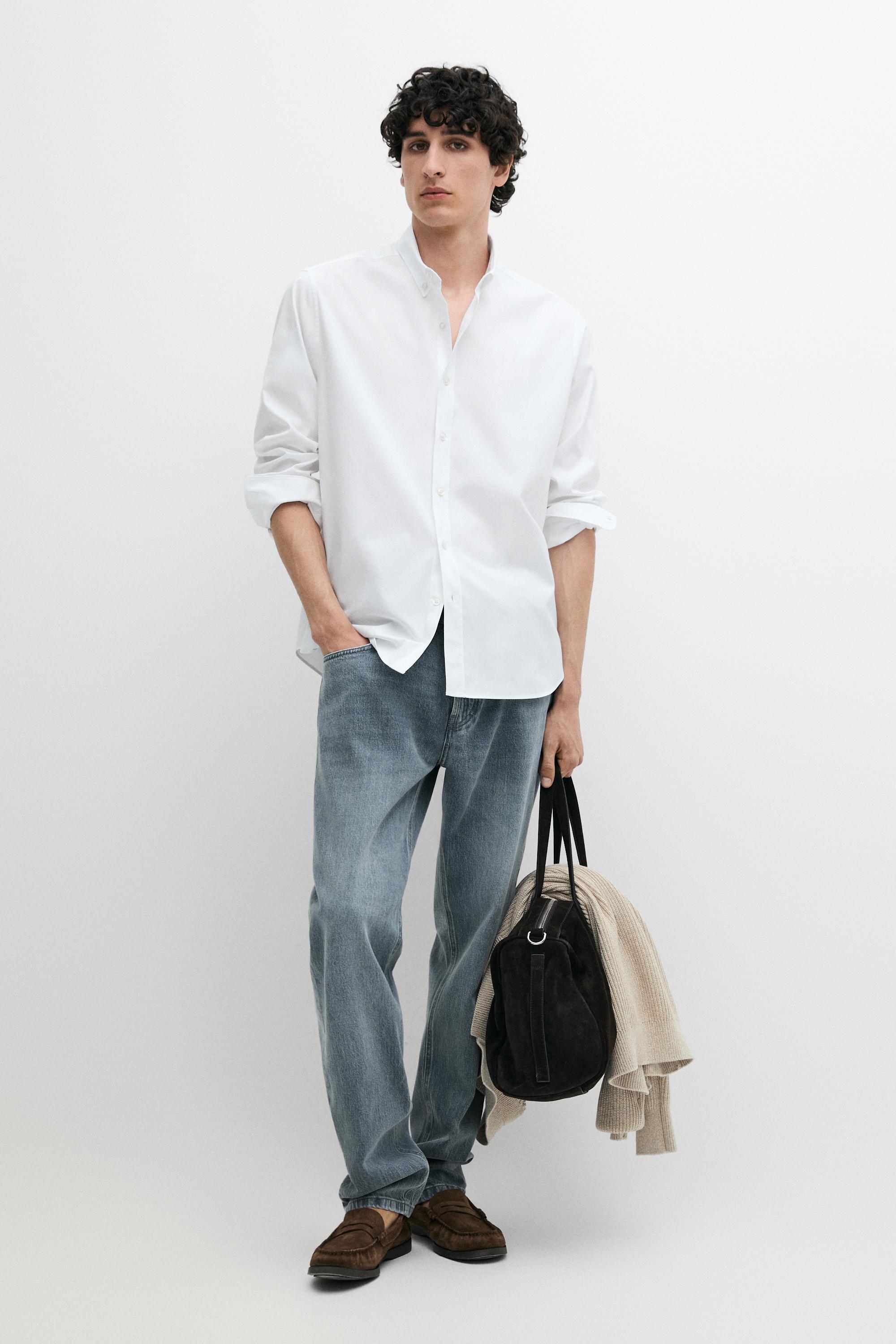 Camisa oxford regular fit