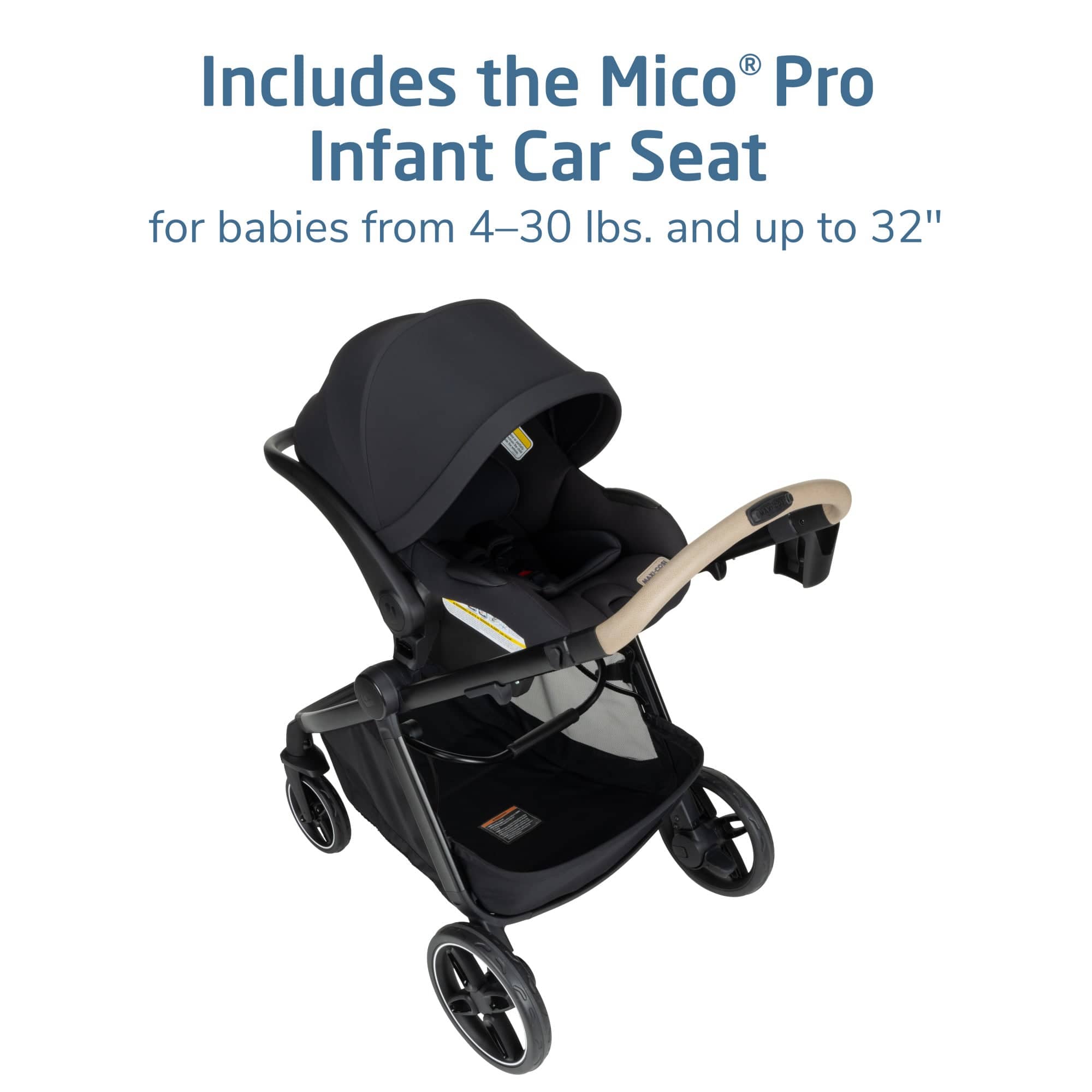 Maxi-Cosi Zelia Pro 5-in-1 Travel System - Caspian Caviar