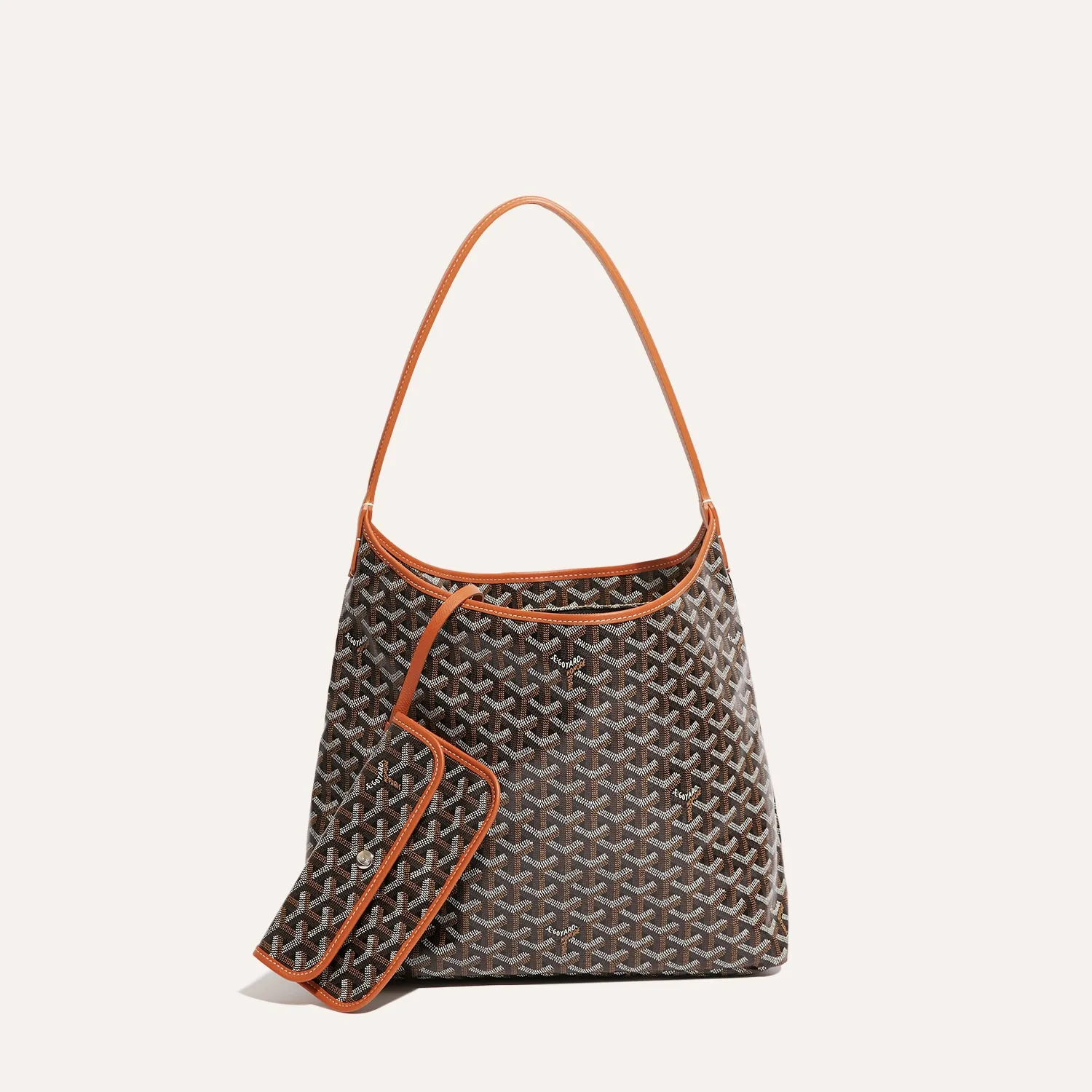 Goyard BOHEMEPMLTY01CL03P Hobo Bohème bag Black & Tan L 43 * W 14 * H 27(cm)
