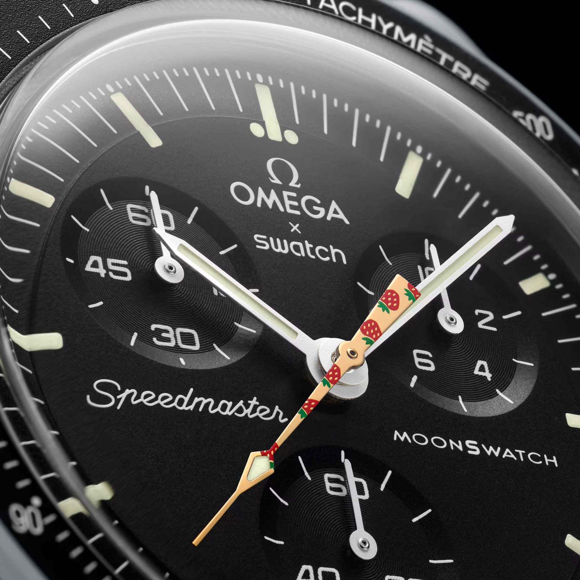 SWATCH x OMEGA 時計 MOONSHINE GOLD™ MISSION (Strawberry)