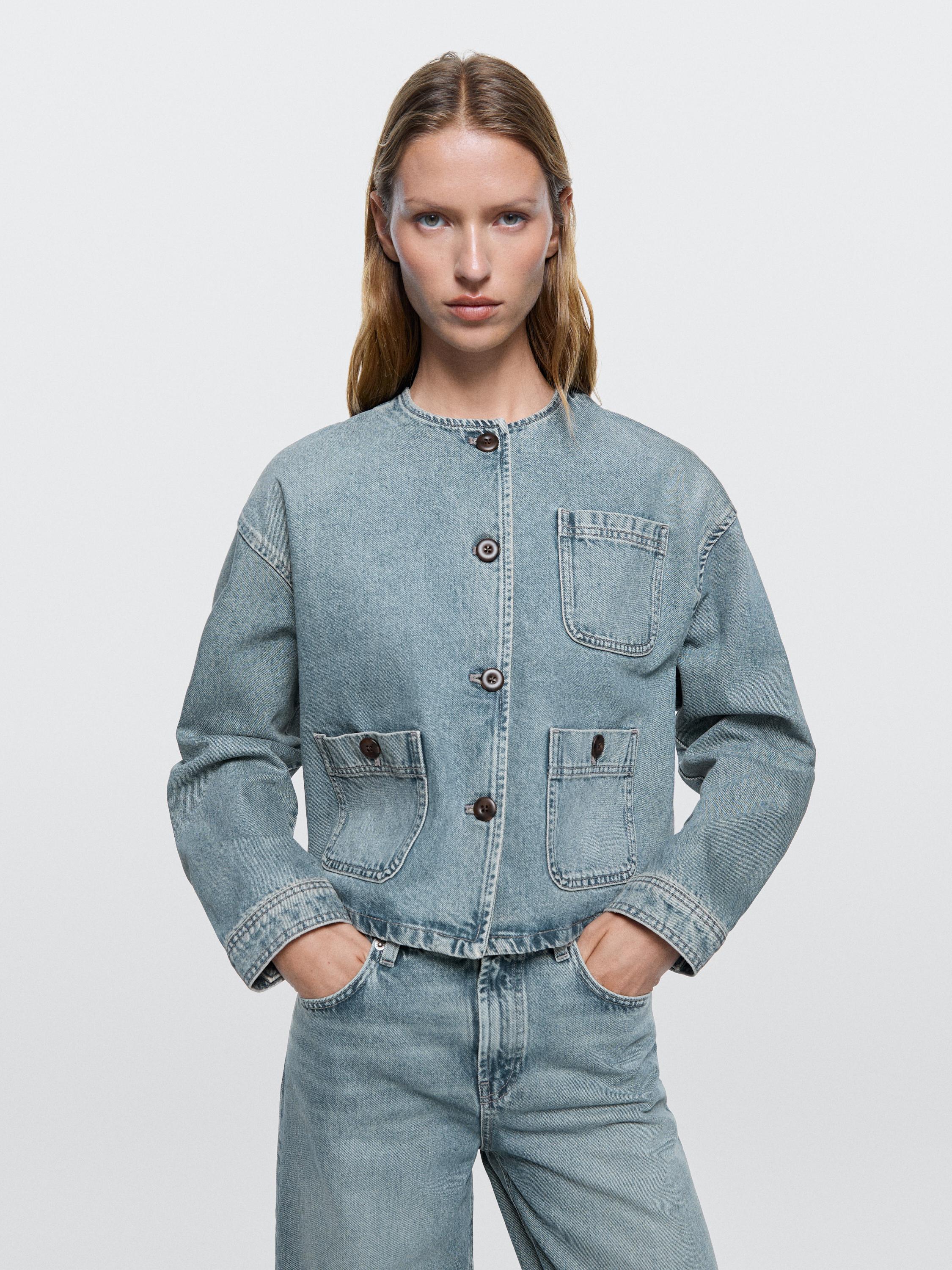 Chaqueta corta denim