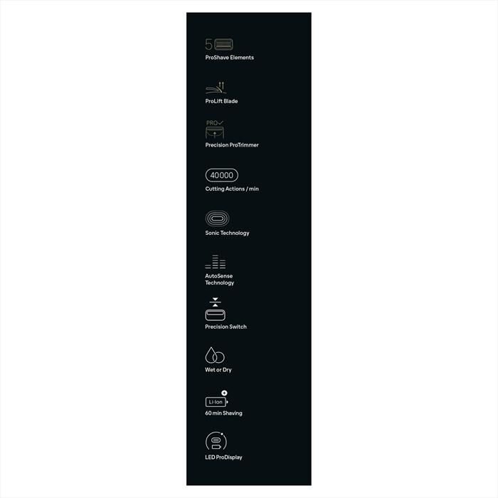 BRAUN - Rasoio SERIES 9 PRO+-Nero
