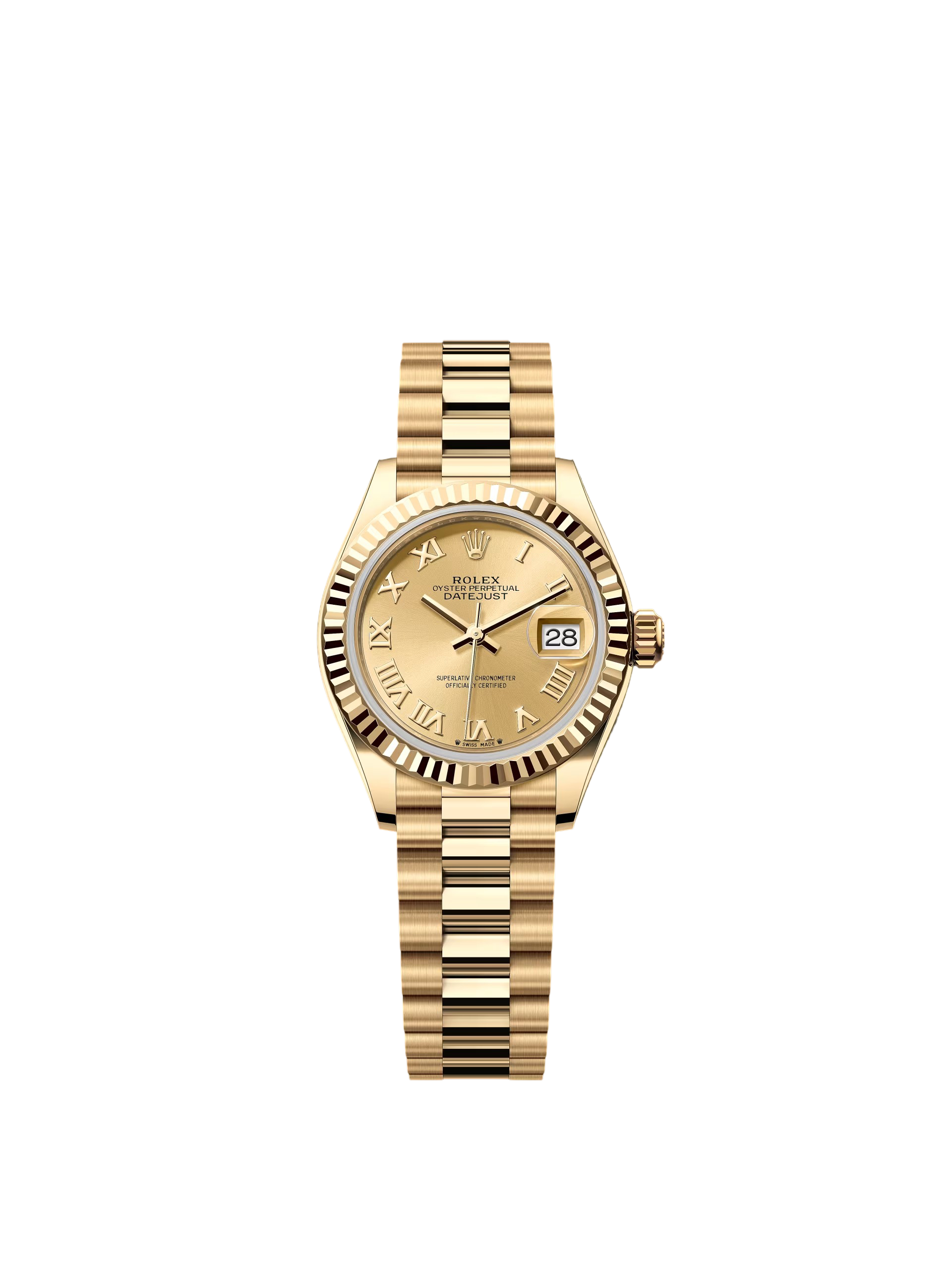 Rolex Lady-Datejust 28mm 279178  Champagne Roman Dial