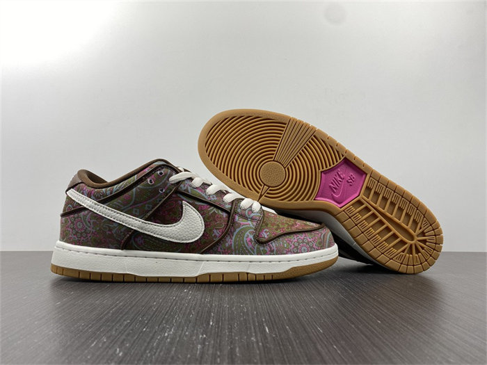 NK SB Dunk Low Pro Paisley Brown DH7534-200