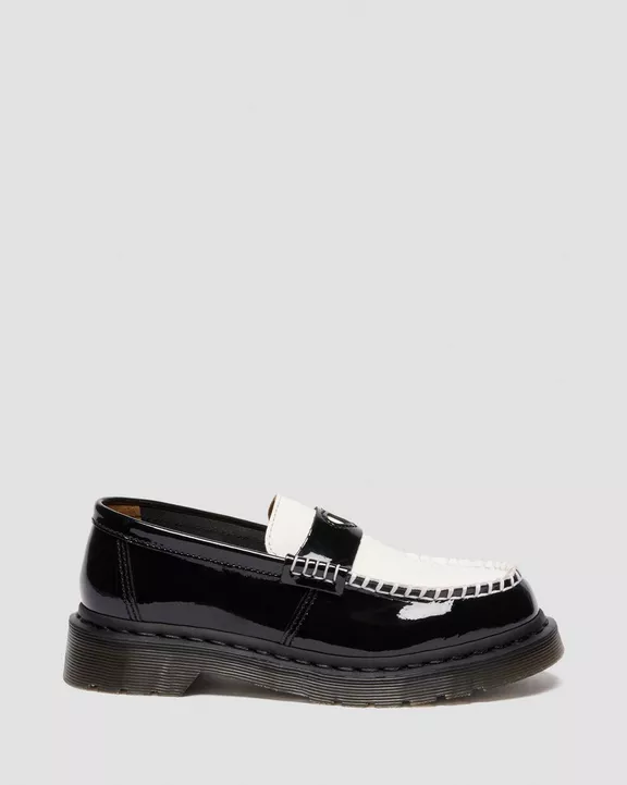 PENTON HEART TWO-TONE PATENT LEATHER LOAFERS